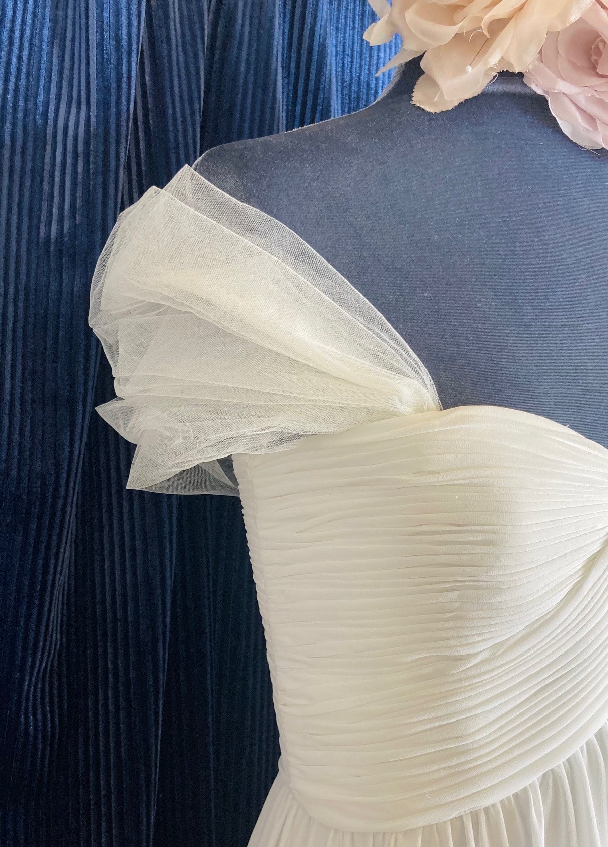 Multi-way Detachable Bridal Tulle Sleeves Oriole Bridal