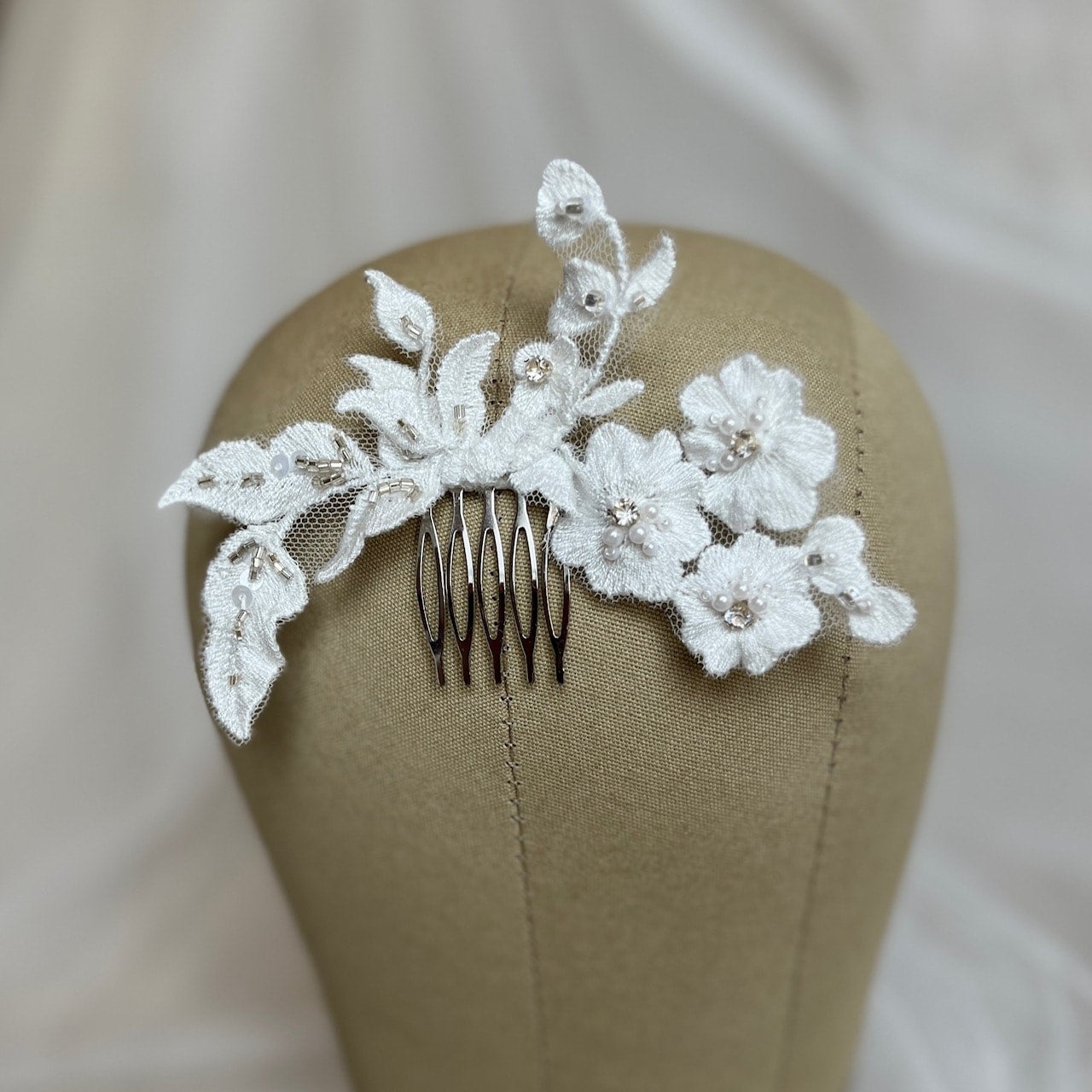Lace Flower Hair Comb